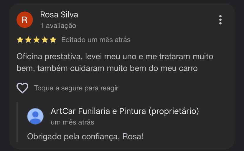 Reparo de funilaria e pintura em Suzano SP feito pela Art Car