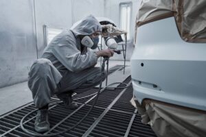 ntes e depois de reparo automotivo em Suzano SP